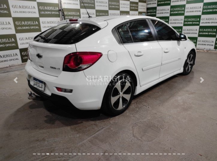 chevrolet, cruze, lt, hatch, oportunidade, investimento, leilão, leilao de carros, guariglia, caçapava, são paulo