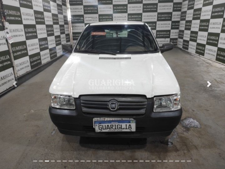 fiat, uno, mille, oportunidade, investimento, leilão, leilao de carros, guariglia, caçapava, são paulo