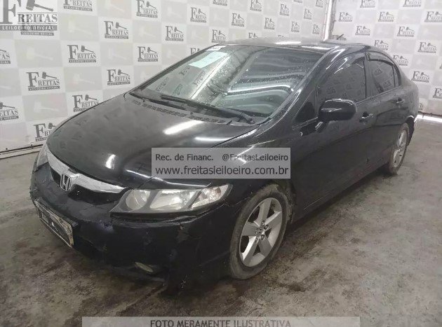 honda, civic, oportunidade, leilão, investimento, freitas leiloeiro